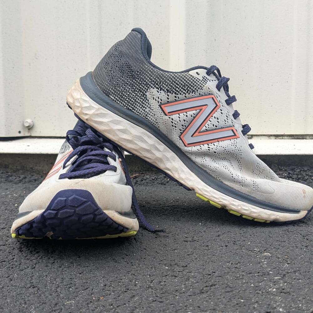 New Balance Fresh Foam 680v7 Running Shoes Arctic Fox Outer Space Paradise Pink
